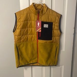 Cotopaxi Mustard Yellow and Navy Vest
